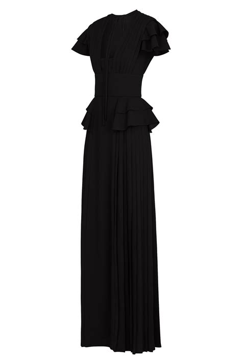 louis vuitton pleated trevi outfit|Long Pleated Evening Dress .